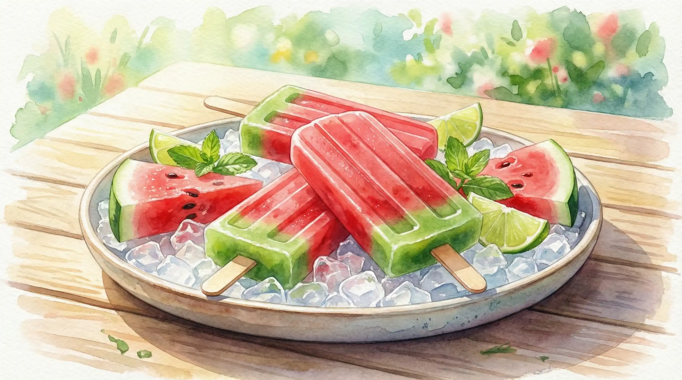 西瓜酸奶冰棍 - 爆料吃瓜